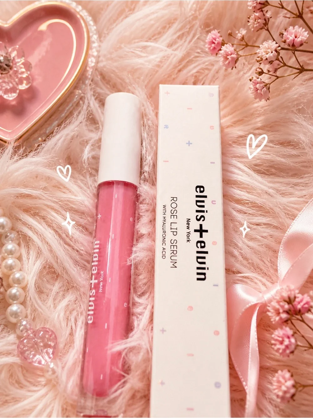 Elvis and Elvin Rose Lip Serum - Pink